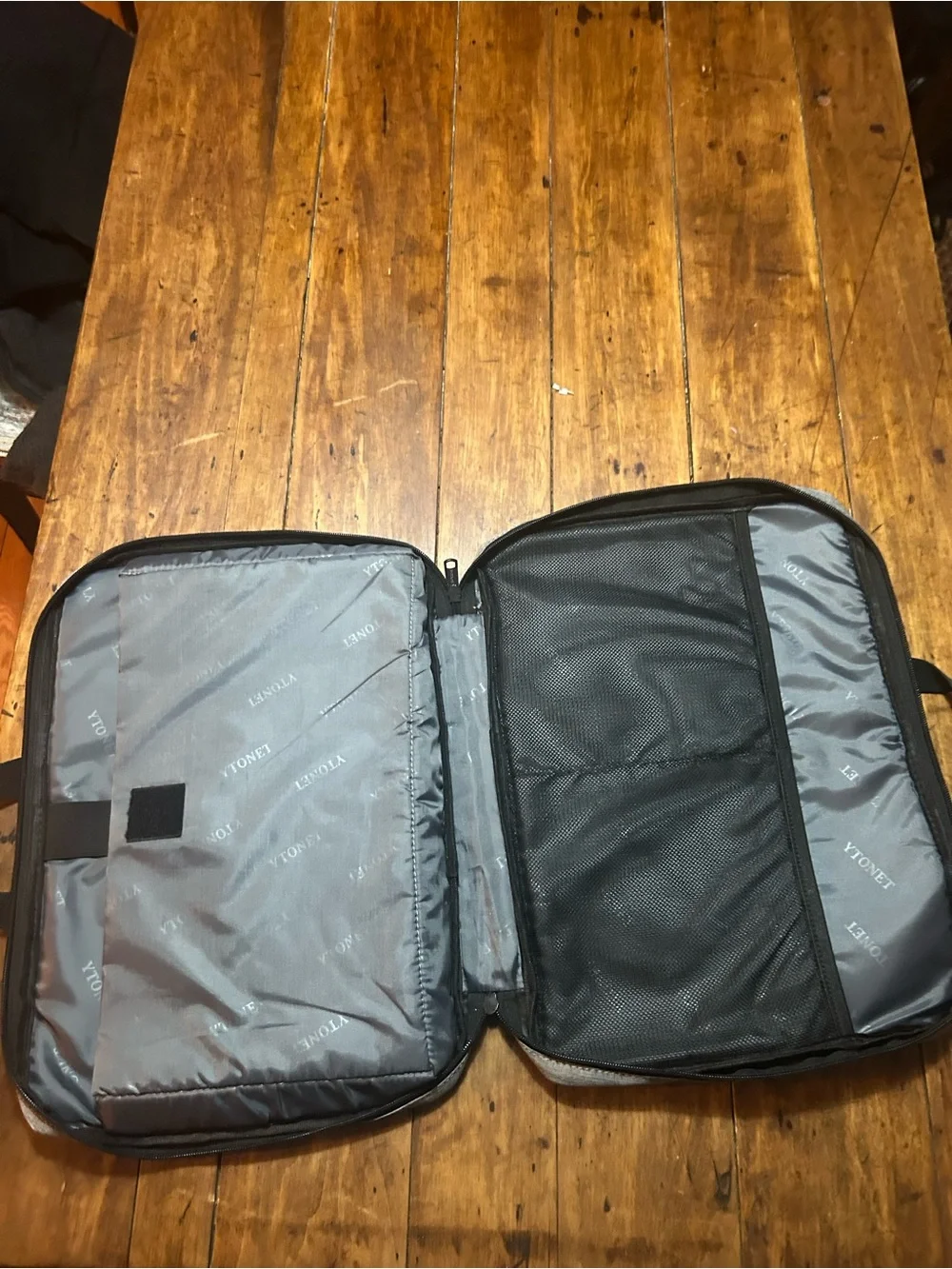 Gray and Black Laptop Briefcase -Carry Bag